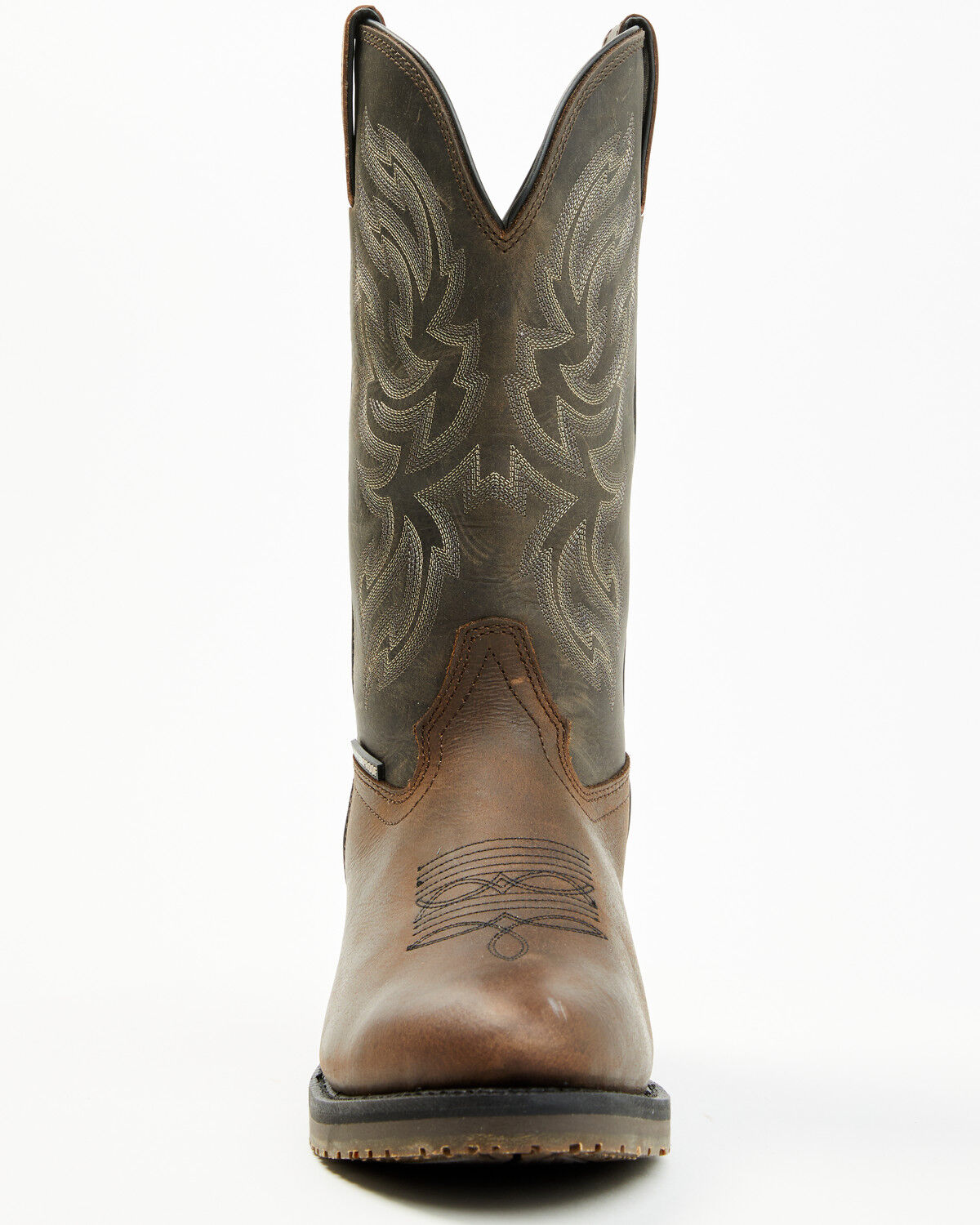 Image #4 - Double H Men's 11" Tascosa Waterproof Performance Western Boots - Round Toe, Brown, hi-res