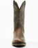 Image #4 - Double H Men's 11" Tascosa Waterproof Performance Western Boots - Round Toe, Brown, hi-res