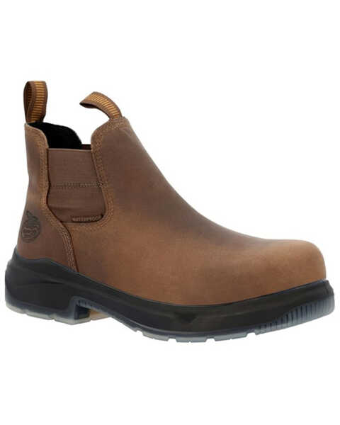 Georgia Boot Men's Flxpoint Ultra Waterproof Work Boot - Composite Toe, Black/brown, hi-res
