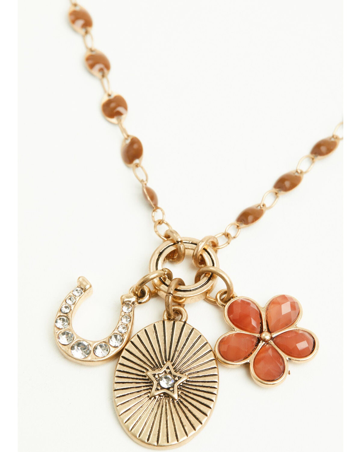 Image #2 - Lainey Wilson Women's Lucky One Pendant Necklace, Brown, hi-res