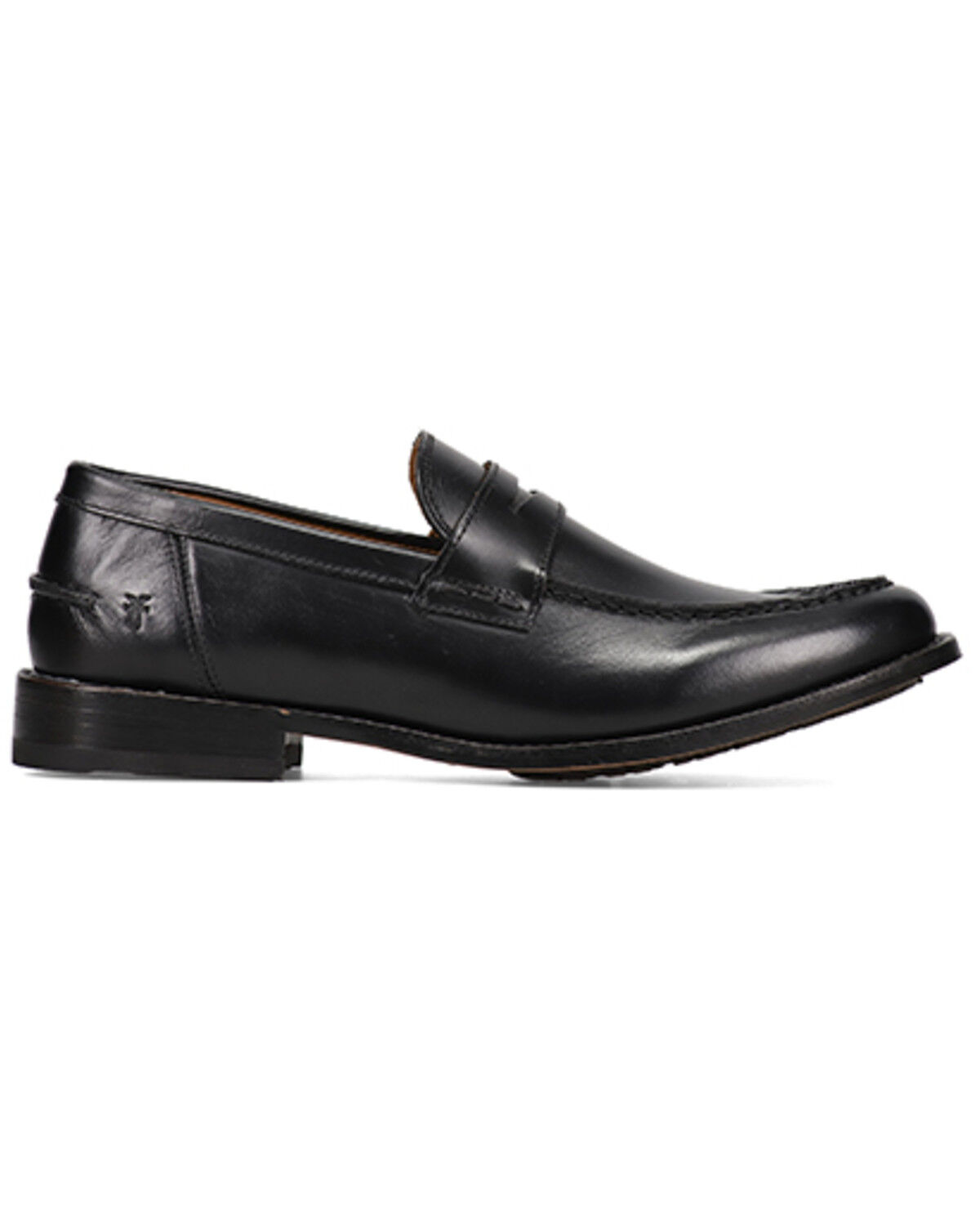 Image #2 - Frye Men's Tyler Penny Casual Shoes - Moc Toe, Black, hi-res