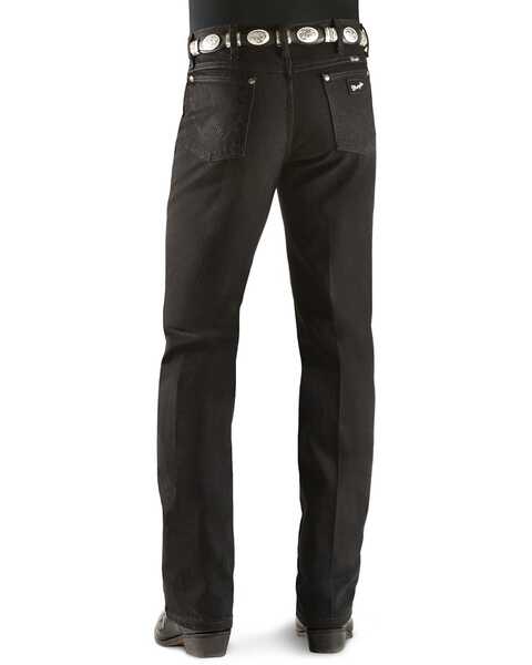 Image #1 - Wrangler Men's 933 Silver Edition Slim Fit Jeans , Black Denim, hi-res
