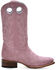 Image #2 - Corral Girls' Suede Western Boots - Square Toe, Lavender, hi-res