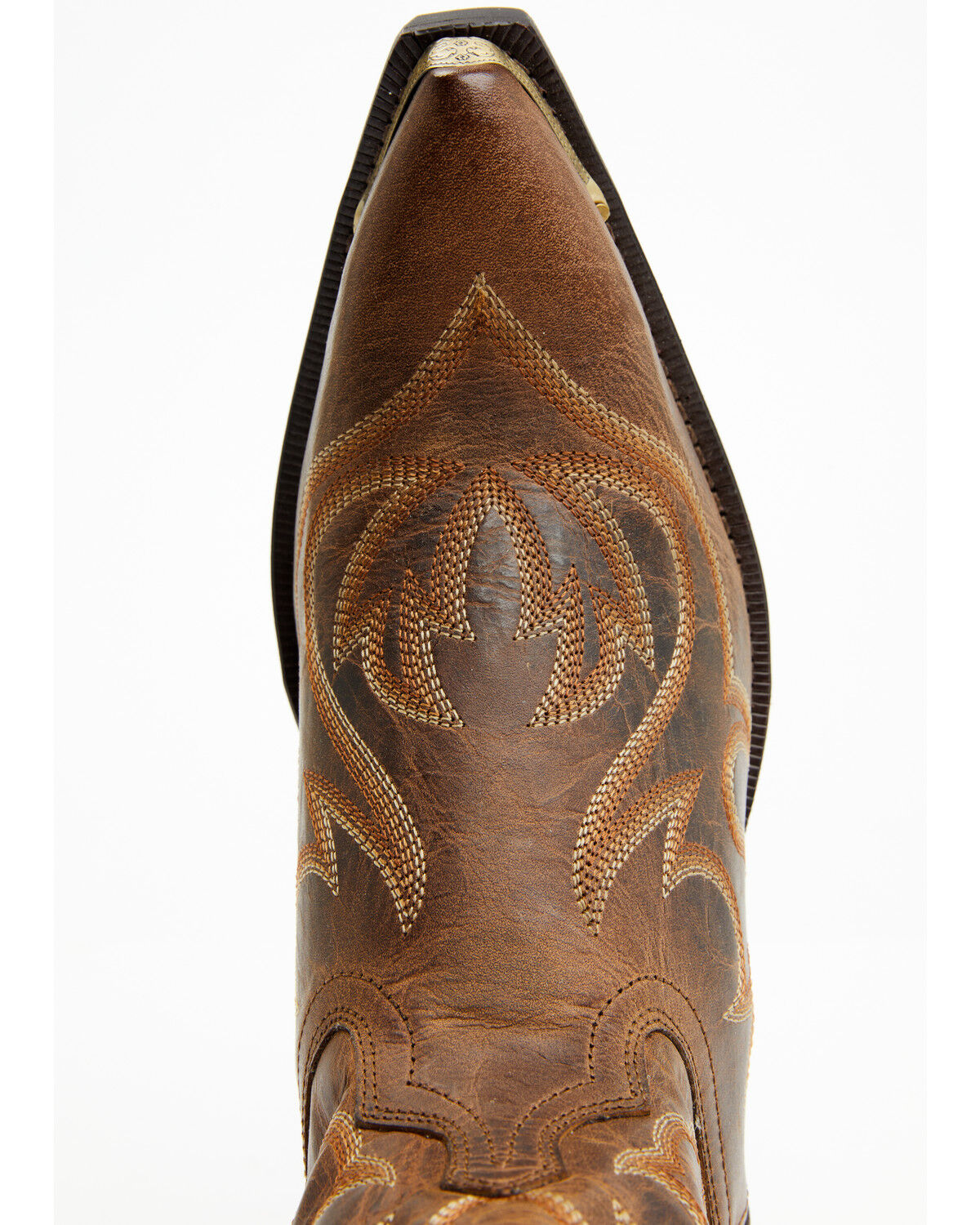 Image #6 - Laredo Men's 12" Fancy Stitch Western Boots - Snip Toe, Tan, hi-res