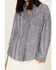 Image #3 - Cleo + Wolf Women's Novelty Stripe Button-Down Long Sleeve Shirt, Blue, hi-res