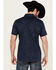 Image #4 - Pendleton Men's Shoreline Tonal Multicolor Print Short Sleeve Button-Down Shirt, Dark Blue, hi-res