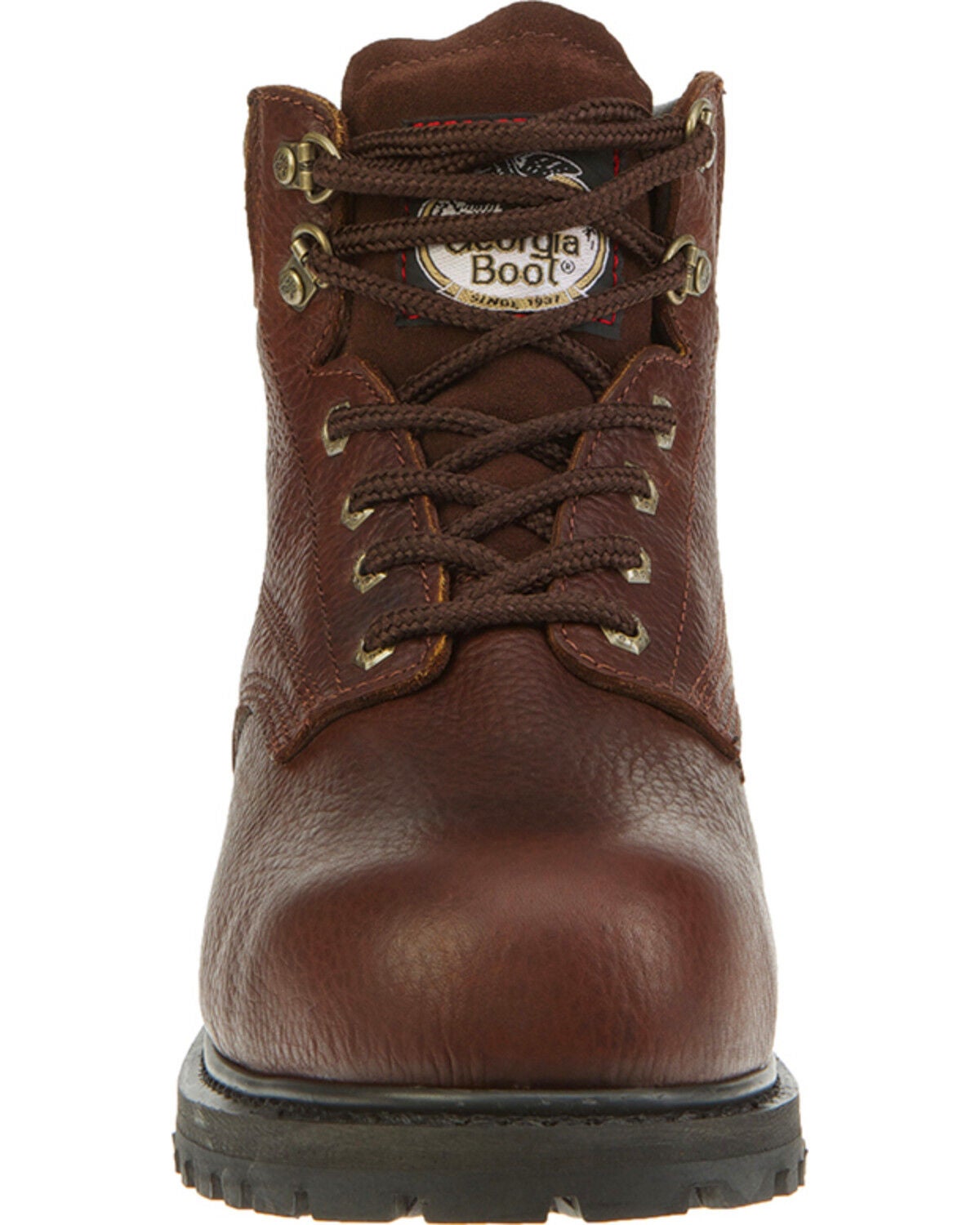 Image #4 - Georgia Boot Men's Oiler Waterproof 6" Work Boots - Steel Toe, Brown, hi-res