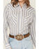Image #4 - Cowboygirl by Jenna Paulette Women's Wallpaper Long Sleeve Pearl Snap Western Shirt, Blue, hi-res