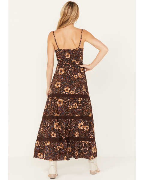 Image #4 - Idyllwind Women's Printed Maxi Dress, Dark Brown, hi-res