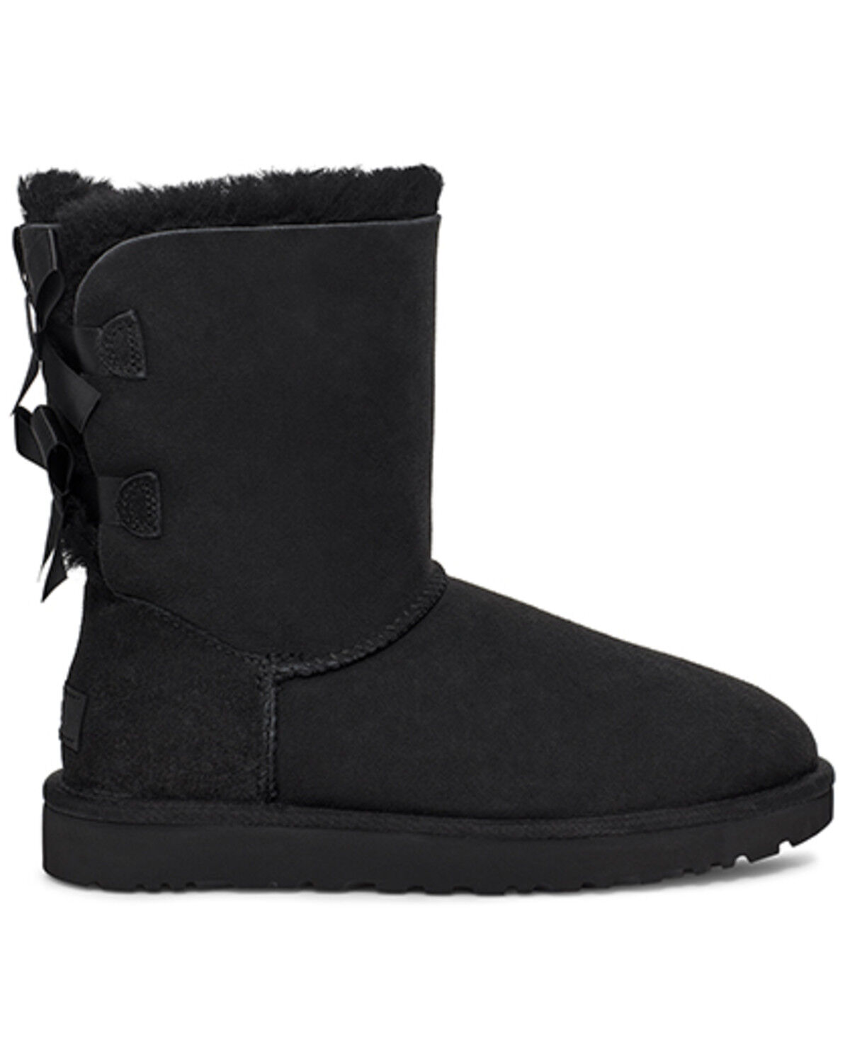 Image #2 - UGG Women's Bailey Bow II Boot, Black, hi-res
