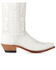 Image #2 - Old West Women's Western Boots - Snip Toe, White, hi-res