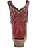 Image #4 - Circle G Women's Studded Ankle Boots - Snip Toe, Red, hi-res