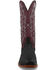 Image #4 - Twisted X Women's Reserve Exotic Full Quill Ostrich Western Boots - Square Toe, Black, hi-res