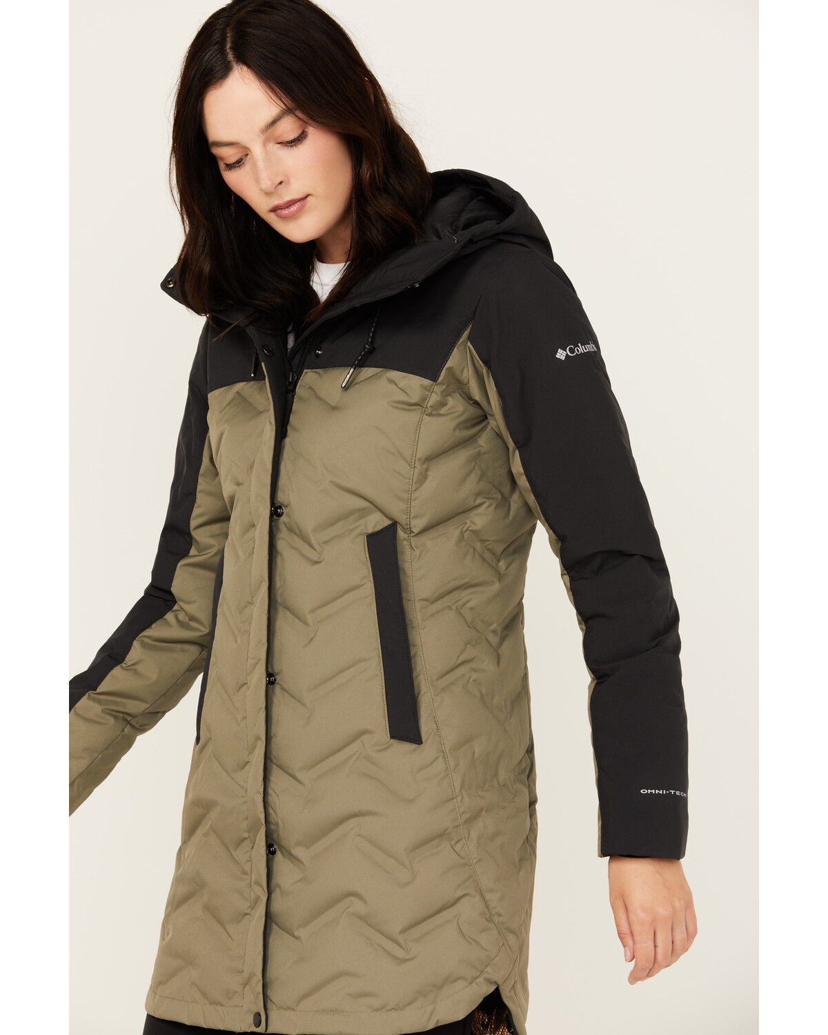 Image #2 - Columbia Women's Stone Mountain Croo™ II Mid Down Jacket, Green, hi-res