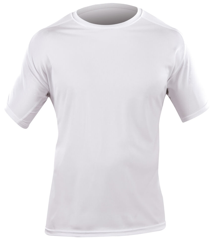 5.11 Tactical Men's Loose Short Sleeve Crew Shirt, White, hi-res