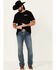 Cody James Men's Don't Mess With 'Merica Back Graphic Short Sleeve T-Shirt , Black, hi-res