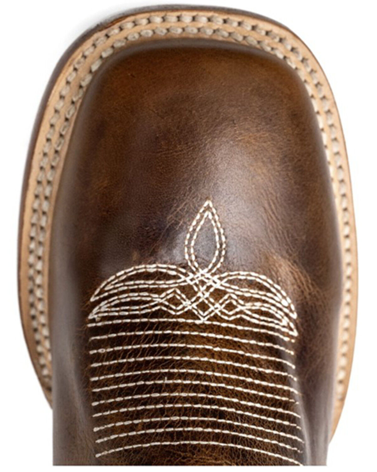 Image #6 - Ferrini Women's Maggie Western Boots - Broad Square Toe, Brown, hi-res