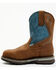 Image #3 - Cody James Men's Disruptor Waterproof Work Boots - Composite Toe, Blue, hi-res