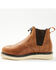 Hawx Men's Crazy Horse Wedge Chelsea Work Boots - Composite Toe, Brown, hi-res