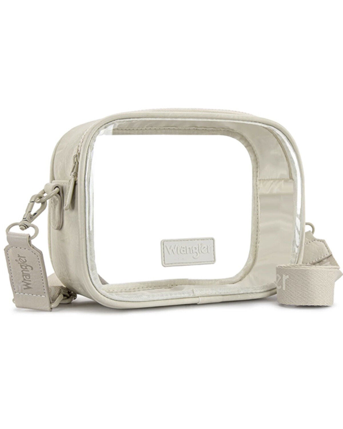 Image #1 - Wrangler Women's Mini Clear Crossbody Bag, Beige, hi-res