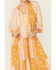 En Creme Women's Patchwork Midi Dress, Cream, hi-res