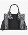 Image #1 - Wrangler Women's Bandana Paisley Print Crossbody Bag, Black, hi-res