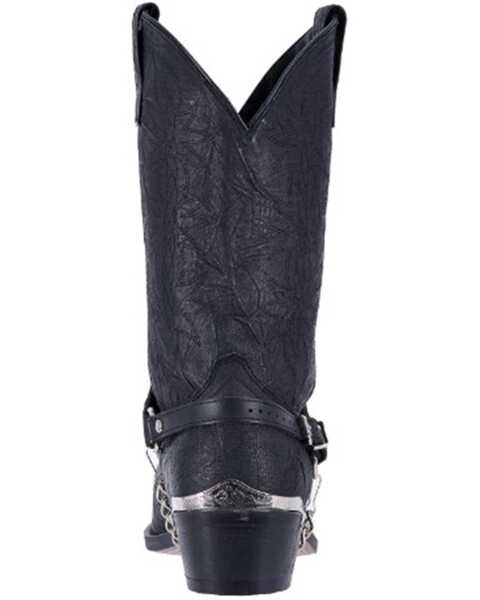 Image #5 - Dingo Men's Harness Western Boots - Pointed Toe, Black, hi-res