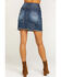 Stetson Women's Star Denim Skirt, Blue, hi-res