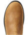 Ariat Men's Waterproof Turbo Chelsea Work Boots - Carbon Toe, Brown, hi-res