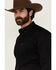 Image #2 - Ariat Men's Twill Long Sleeve Western Shirt - Big & Tall, Black, hi-res