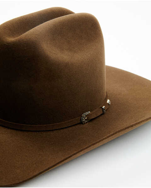 Image #2 - Serratelli Peco 6X Felt Cowboy Hat , Dark Brown, hi-res