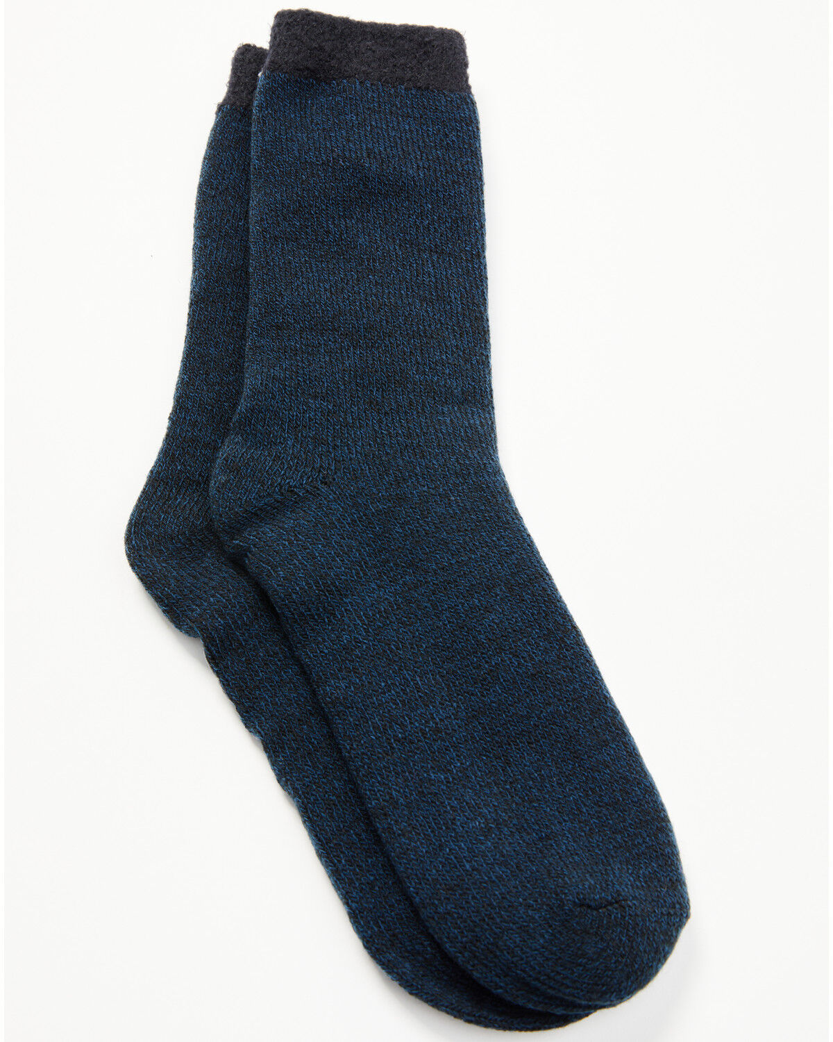 Image #1 - Cody James Men's Cozy Crew Socks, Navy, hi-res