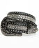 Image #1 - Wonderwest Women's Rhinestone Belt , Black, hi-res