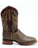 Image #2 - Dan Post Men's Elephant Print Western Performance Boots - Broad Square Toe, Cognac, hi-res