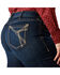 Image #3 - Ariat Women's Lizzie Dark Wash Mid Rise Trouser Stretch Denim Jeans - Plus, Dark Wash, hi-res