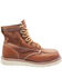 Image #2 - Ad Tec Men's Brown Lace-Up Moc Work Boots - Soft Toe, Brown, hi-res
