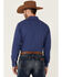 Image #4 - Ariat Men's Solid Teal Jurlington Retro Long Sleeve Pearl Snap Western Shirt , Blue, hi-res