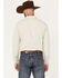Image #5 - Blue Ranchwear Men's Ticking Stripe Snap Western Workshirt , Tan, hi-res