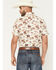 Image #4 - Pendleton Men's Laramie Wild Horse Print Short Sleeve Snap Western Shirt, Cream, hi-res