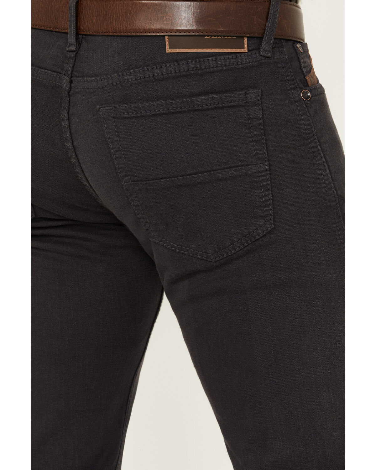 Image #3 - Ariat Men's Grizzly Slim Straight Stretch Denim Jeans, Charcoal, hi-res