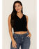Image #1 - Idyllwind Women's Quail Ridge Lace Back Sleeveless Top, Black, hi-res