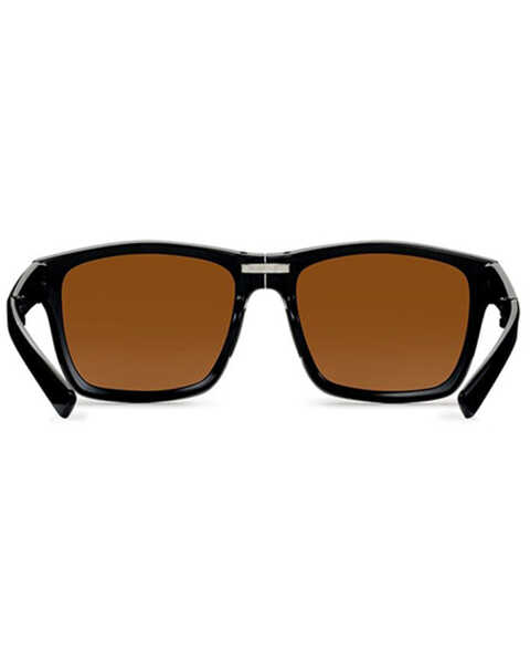 Hobie Men's Imperial Shiny Black & Copper 2.5" Foldable Polarized Reader Glasses , Black, hi-res