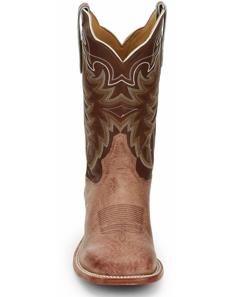 tony lama full quill ostrich boots square toe