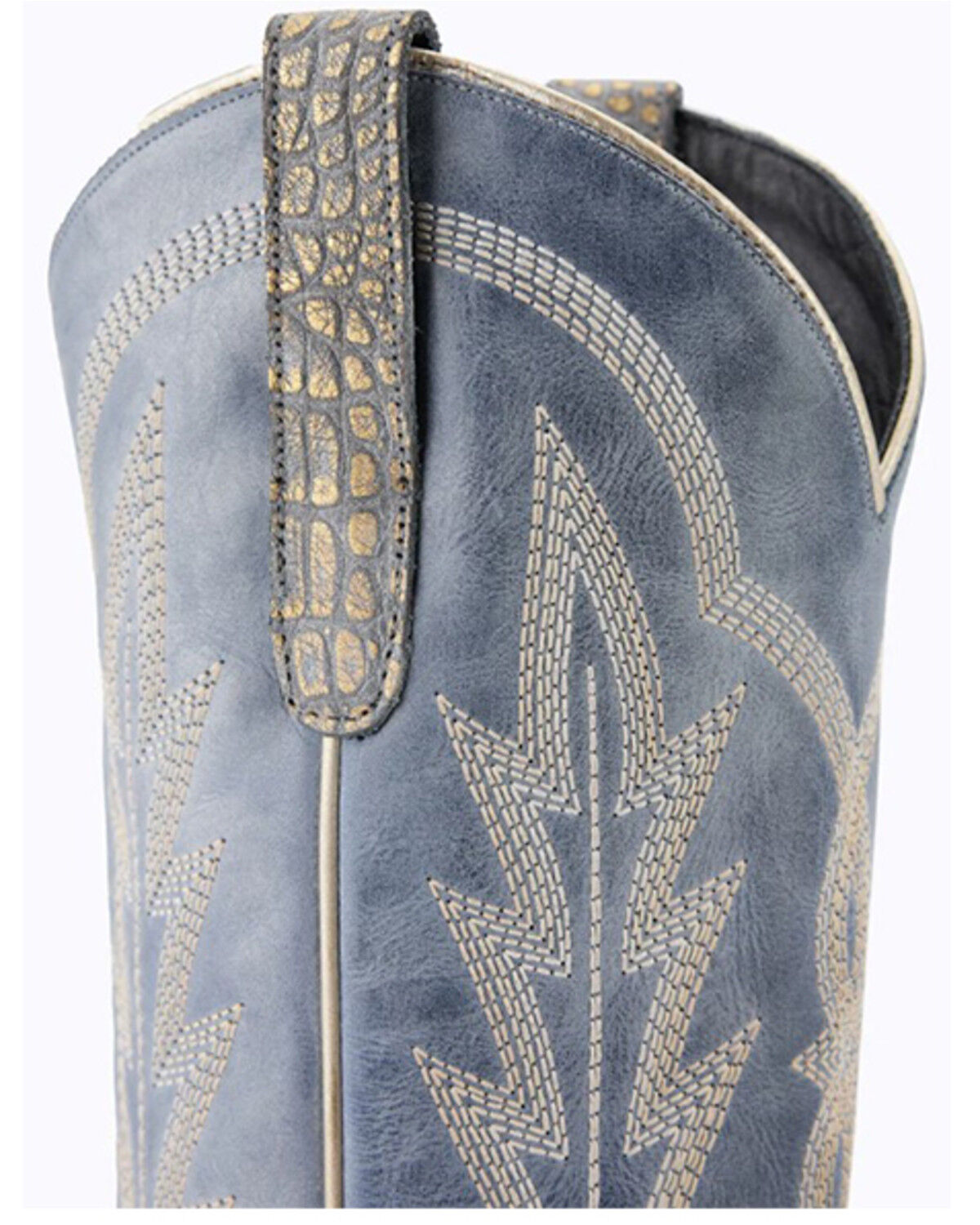 Image #8 - Lane Women's Skylight Tall Western Boots - Snip Toe, Blue, hi-res