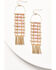 Image #1 - Shyanne Women's Beaded Dangle Earrings, Gold, hi-res