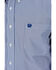 Image #9 - Cinch Men's Royal Blue Striped Western Shirt - Big & Tall, Royal Blue, hi-res