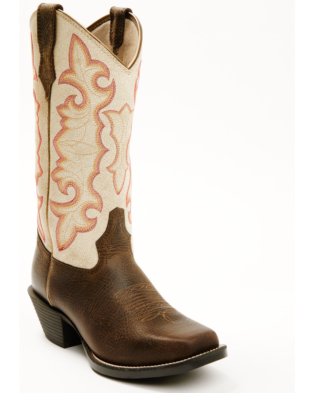 Image #1 - Shyanne Women's Indie Xero Gravity Performance Western Boots - Square Toe, Cream, hi-res