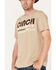 Image #3 - Cinch Men's Jeans Logo Graphic T-Shirt, Beige/khaki, hi-res