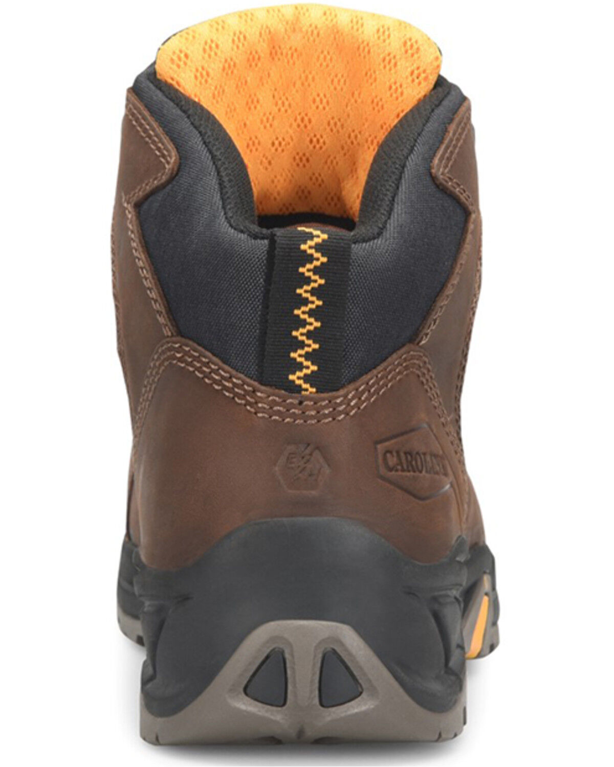 Image #5 - Carolina Men's Builder Waterproof Steel Lace-Up Hiking Boots - Soft Toe, Brown, hi-res