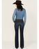Image #3 - Wrangler Women's Willow Dark Wash Mid Rise Ultimate Riding Trouser Jeans, Dark Wash, hi-res